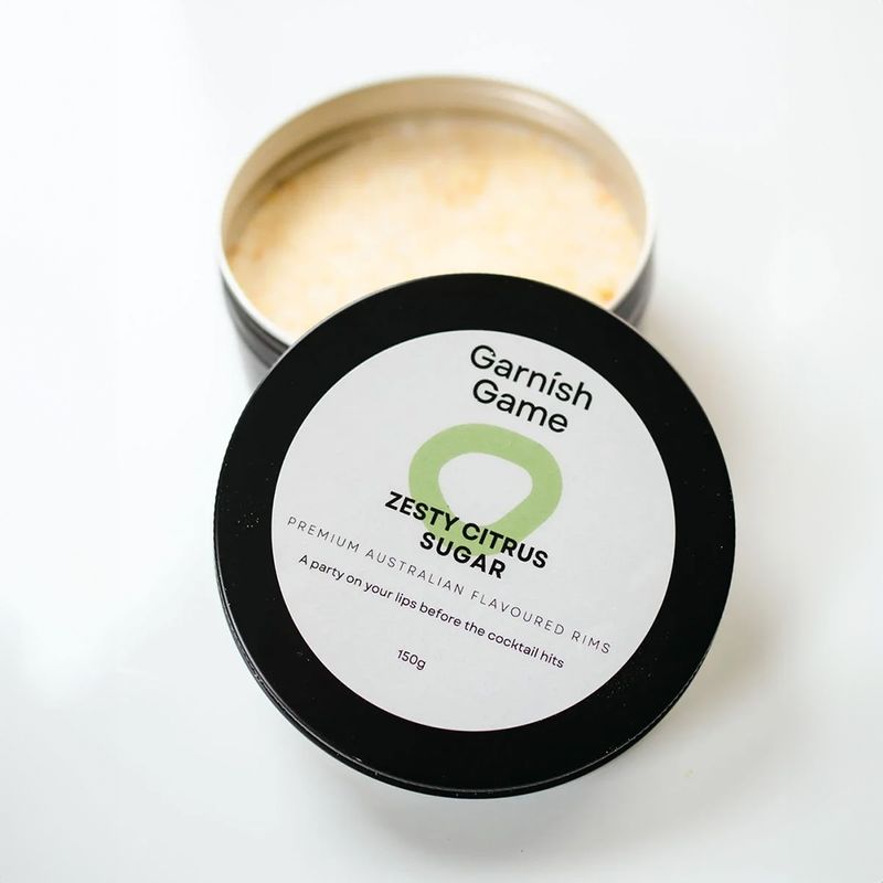COCKTAIL SUGAR ZESTY CITRUS 150GM, G GAME