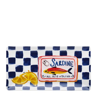 PLATTER RECT SARDINE 29.5X15.5CM, PORTO