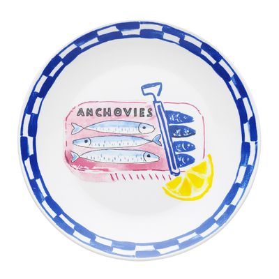 SIDE PLATE ANCHOVIES 20CM, PORTO