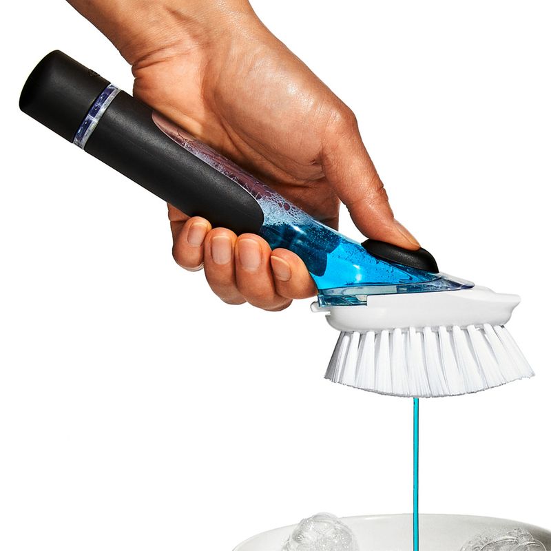 BRUSH SOAP DISPENSING DISH, OXO