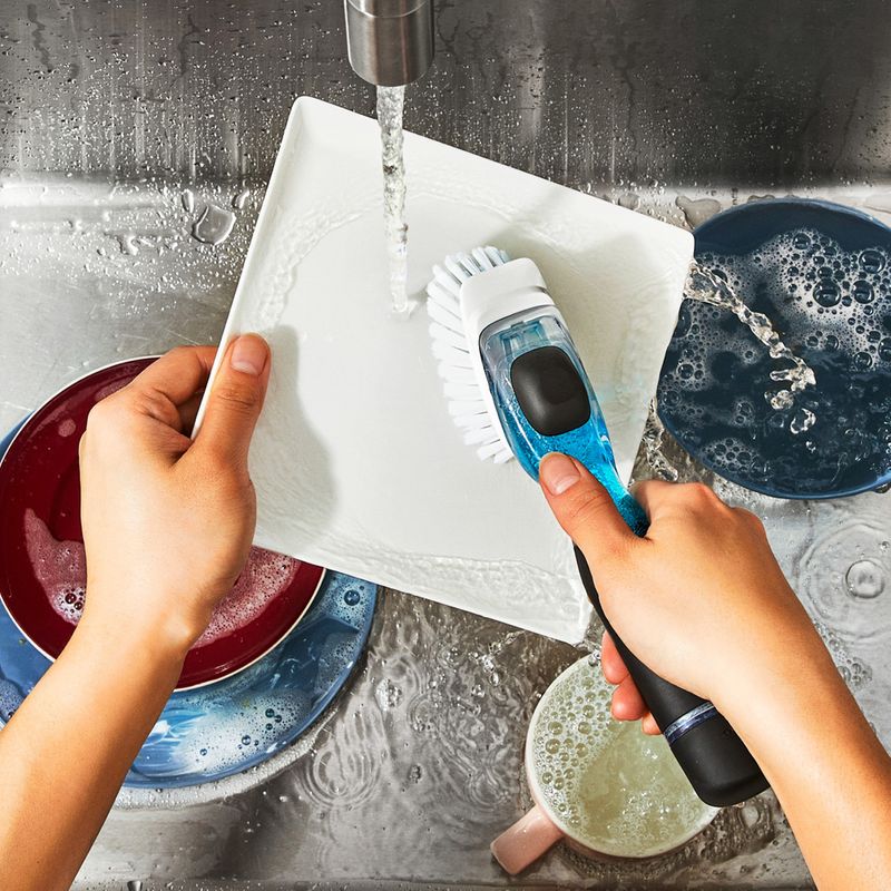 BRUSH SOAP DISPENSING DISH, OXO