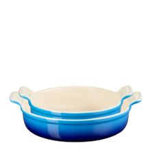 ROUND DISH SET 20&24CM AZURE LE CREUSET