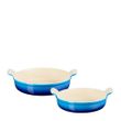 ROUND DISH SET 20&24CM AZURE LE CREUSET