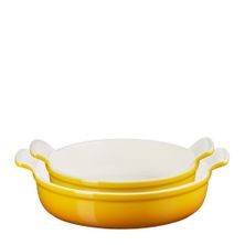 ROUND DISH SET 20&24CM NECTAR, LE CREUSET