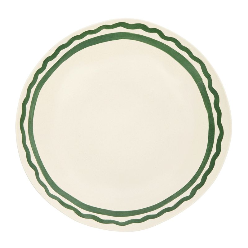 BOWL SERVING BAMBOO/GRN 30CM, D&W
