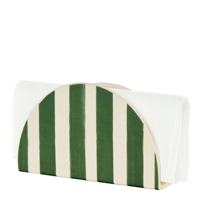 NAPKIN HOLDER BAMBOO/GREEN 14.5CM, D&W