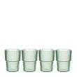 TUMBLER 400ML SET-4 GREEN RPET, D&W