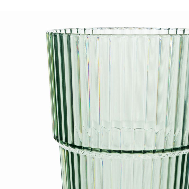 TUMBLER 400ML SET-4 GREEN RPET, D&W