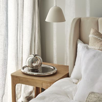SERVING DISH OVAL CHROME 39X29X4CM, PRATA