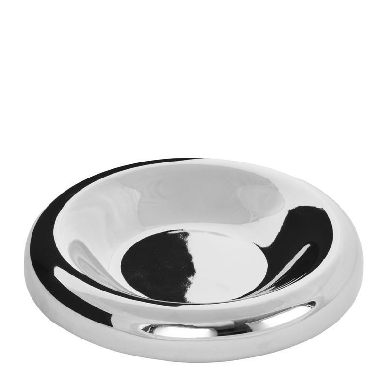 SERVING DISH RND CHROME 18.4X7CM, PRATA
