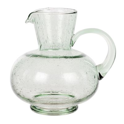 JUG GLASS 1.7LT BUBBLE GREEN, SALTARA