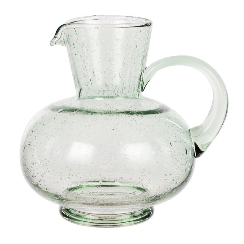 JUG GLASS 1.7LT BUBBLE GREEN, SALTARA