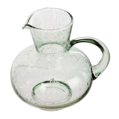 JUG GLASS 1.7LT BUBBLE GREEN, SALTARA