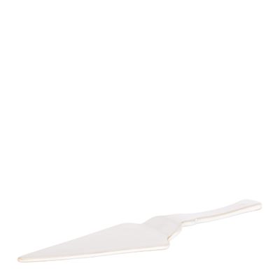 CAKE SERVER PORCELAIN WHT 25.5CM, D&W