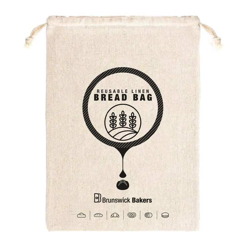 BREAD BAG COTTON 40X29CM, B BAKERS