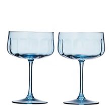 GLASS COUPE SET-2 DENIM 11X16CM, STUDIO