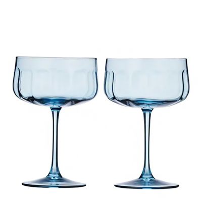 GLASS COUPE SET-2 DENIM 11X16CM, STUDIO