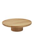 CAKE STAND WOODEN 32X8.5CM, ALTO