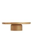 CAKE STAND WOODEN 32X8.5CM, ALTO