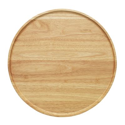 CAKE STAND WOODEN 32X8.5CM, ALTO