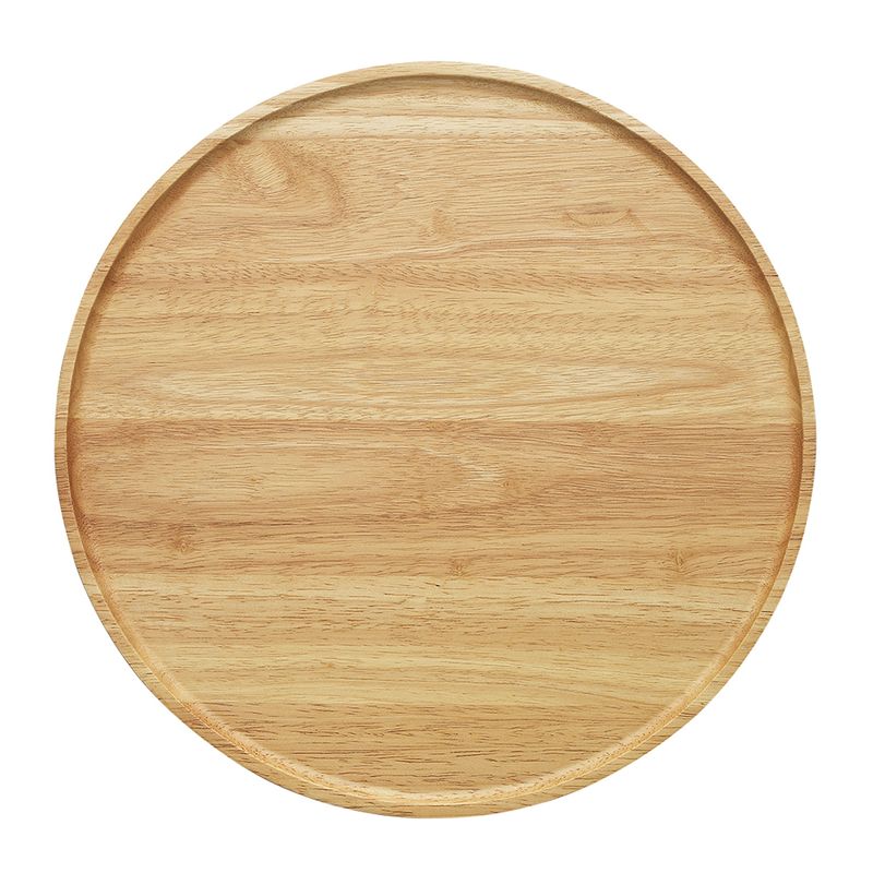CAKE STAND WOODEN 32X8.5CM, ALTO