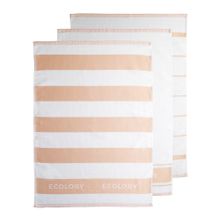 TEATOWEL COTTON SET-3 50X75CM ROSE, FOLD
