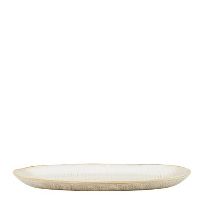 PLATTER SERVING OVAL BIRCH 30CM, LINEN