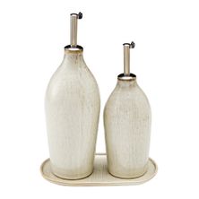 OIL & VINEGAR SET BIRCH, LINEN