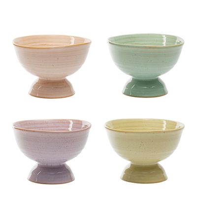 ICECREAM COUPE SET-4 MIXED COLOUR 13CM, OTTAWA