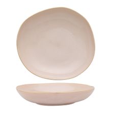SERVING BOWL SHALLOW PINK SALT 28X5CM, OTTAWA