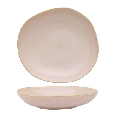 SERVING BOWL SHALLOW PINK SALT 28X5CM, OTTAWA