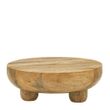 STAND ACACIA ROUND FOOTED 25X9CM, DRIFT