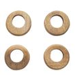 NAPKIN RINGS WOODEN SET-4 8CM, DRIFT