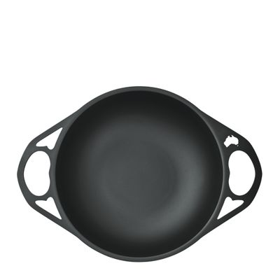 WOK DUAL HANDLE 30CM AUS-ION, SOLIDTEKNICS