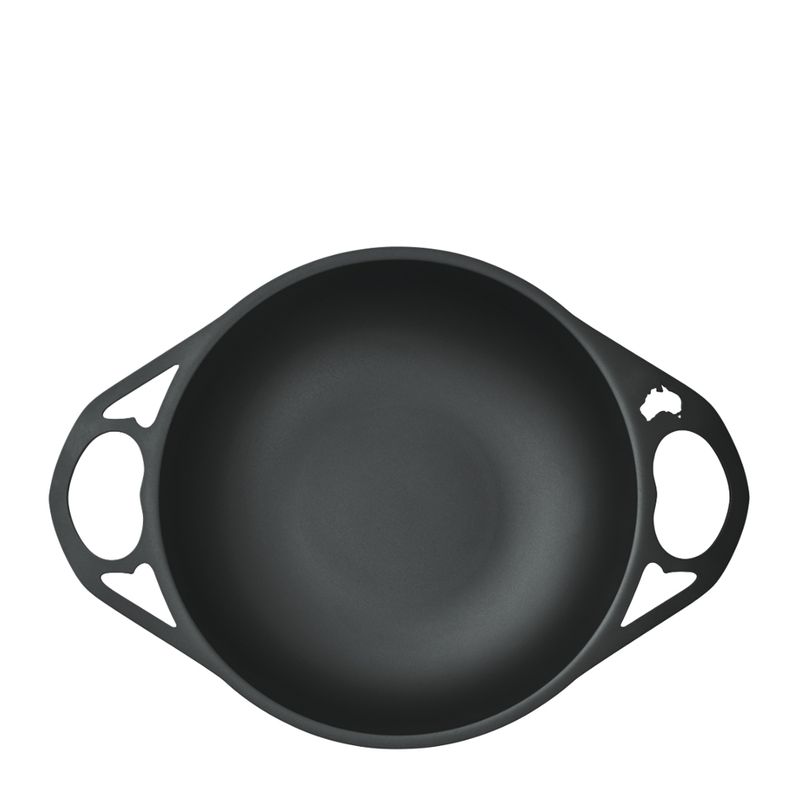 WOK DUAL HANDLE 30CM AUS-ION, SOLIDTEKNICS