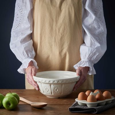 MIXING BOWL CREAM 24CM/2LT, MASON CASH