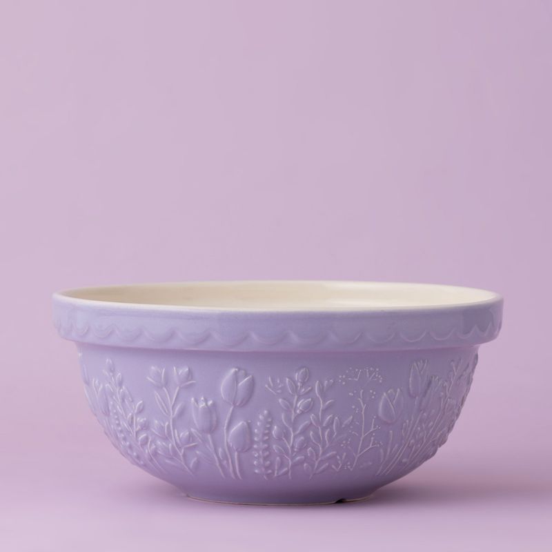 MIXING BOWL LILAC TULIP 24CM/2LT, MASON CASH