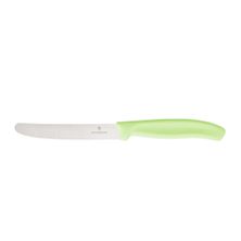 KNIFE STEAK/TOMATO LIGHT LIME 11CM, VICTORINOX