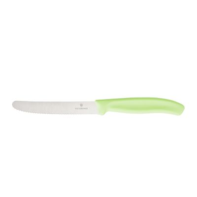 KNIFE STEAK/TOMATO LIGHT LIME 11CM, VICTORINOX