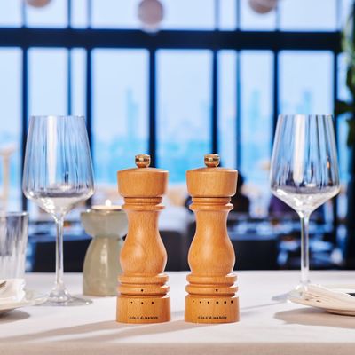 GRINDER SELECT SET NAT BEECH 18CM, C&M LONDON