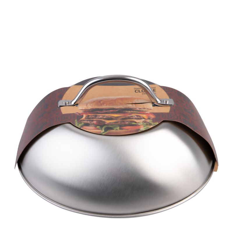 CLOCHE STAINLESS STEEL 22CM URBAN GRILL