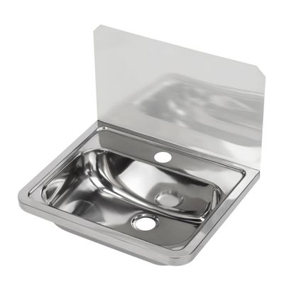HAND BASIN 300MM S-BK & BRACKETS X1 TAP HOLE
