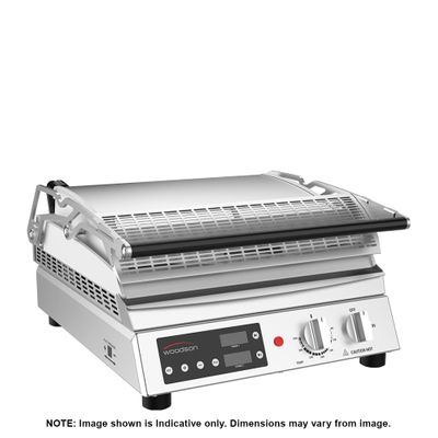 CONTACT GRILL SMOOTH 6-8 SLICE WOODSON