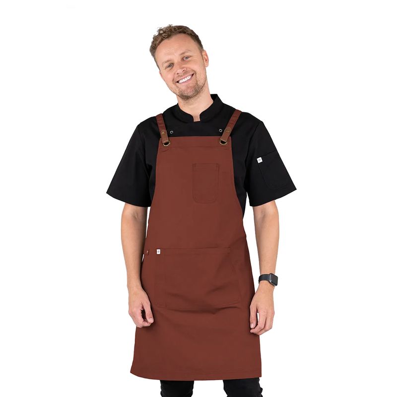 APRON BIB RUST, LUCA