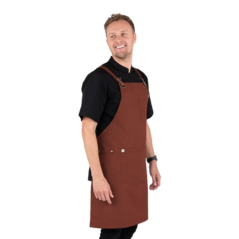 APRON BIB RUST, LUCA