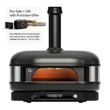 PIZZA OVEN DOME XL DUAL FUEL BLACK GOZNEY