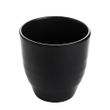 TEA CUP 70MM MATTE BLACK MELAMINE, KATACHIWARE
