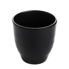 TEA CUP 70MM MATTE BLACK MELAMINE, KATACHIWARE