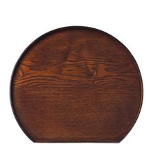 TRAY SERVING WOODEN HALF MOON 280MM