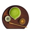 TRAY SERVING WOODEN HALF MOON 280MM